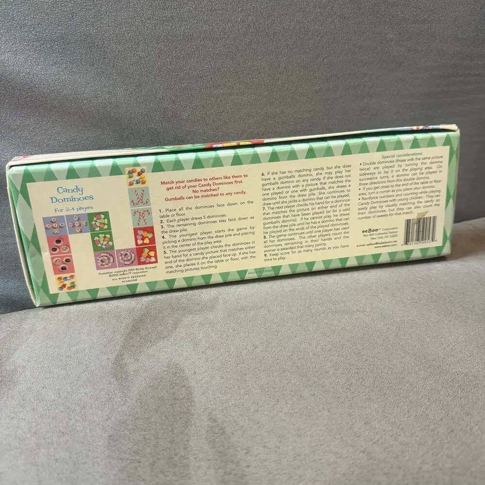 Eeboo Candy Dominoes Complete Rare Game Cute Toddler Preschool Kids - Picture 2 of 7